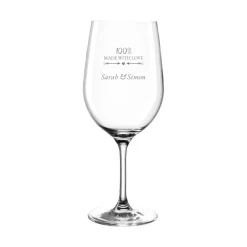 Rotweinglas CIAO+ 610 ml mit persönlicher Gravur