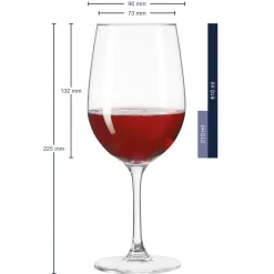 Rotweinglas CIAO+ 610ml 6er-Set