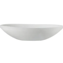 Schale ALABASTRO 32 cm weiß oval