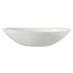 Schale ALABASTRO 22 cm weiß oval