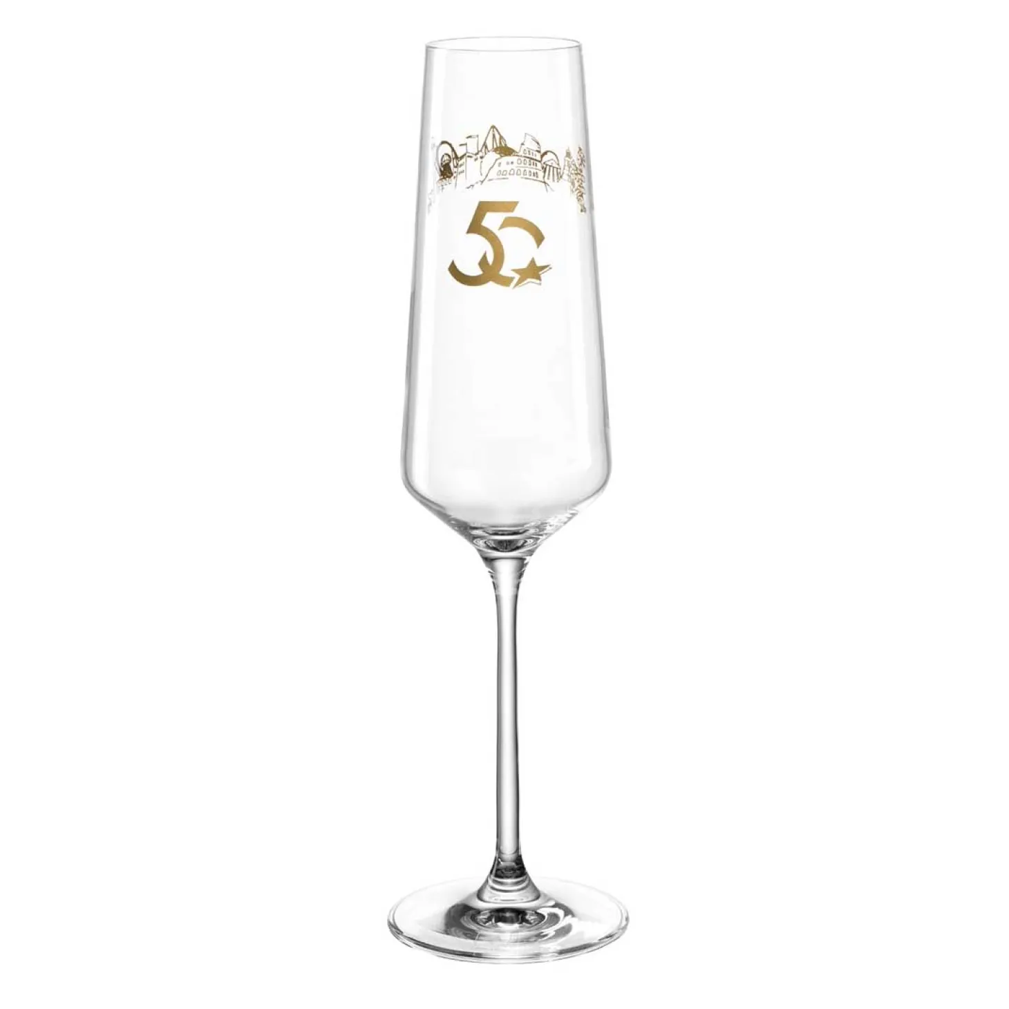 Sektglas Europa-Park Silhouette 50 Jahre 280 ml