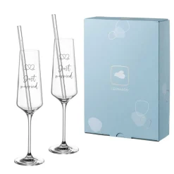 Sektglas Geschenkset PUCCINI 5-teilig 280 ml mit persönlicher Gravur