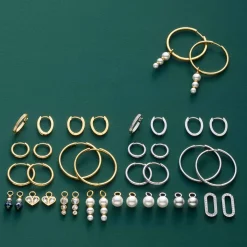Set/2 Anhänger ALINE gold Beauty's