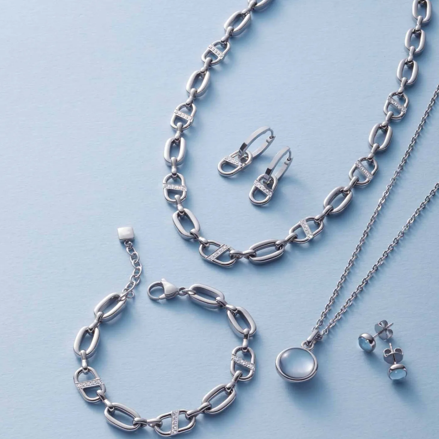 Set/2 Anhänger NAREA Beauty`s silber