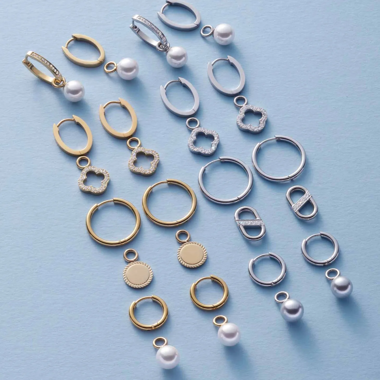 Set/2 Anhänger NAREA Beauty`s silber