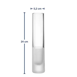 Solifleurvase NOVARA 24 cm satiniert