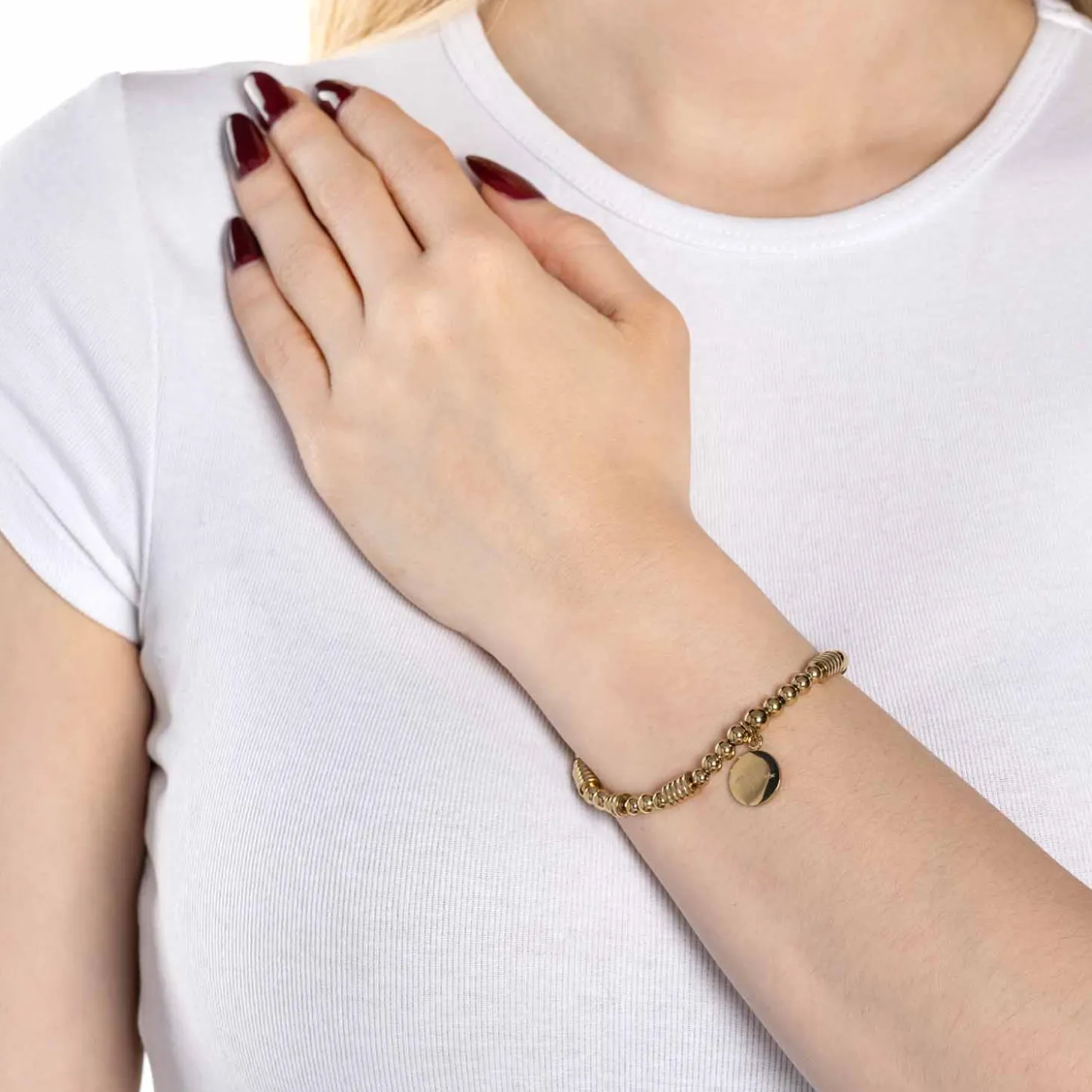 Stretch Armband ELISABETH gold