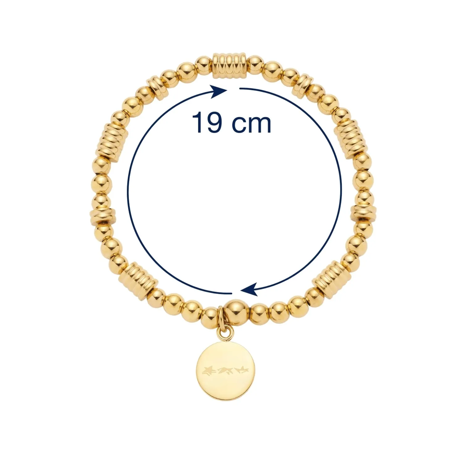 Stretch Armband ELISABETH gold