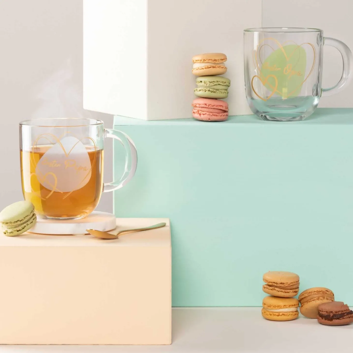 Tasse EMOZIONE 400 ml blau 'Bester Papa'