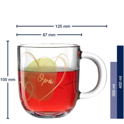 Tasse EMOZIONE 400 ml 2er-Set Oma & Opa