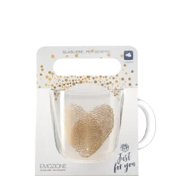 Tasse EMOZIONE 400 ml Fingerabdruck Herz