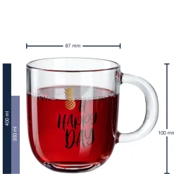 Tasse EMOZIONE 400 ml 'OH HAPPY DAY'