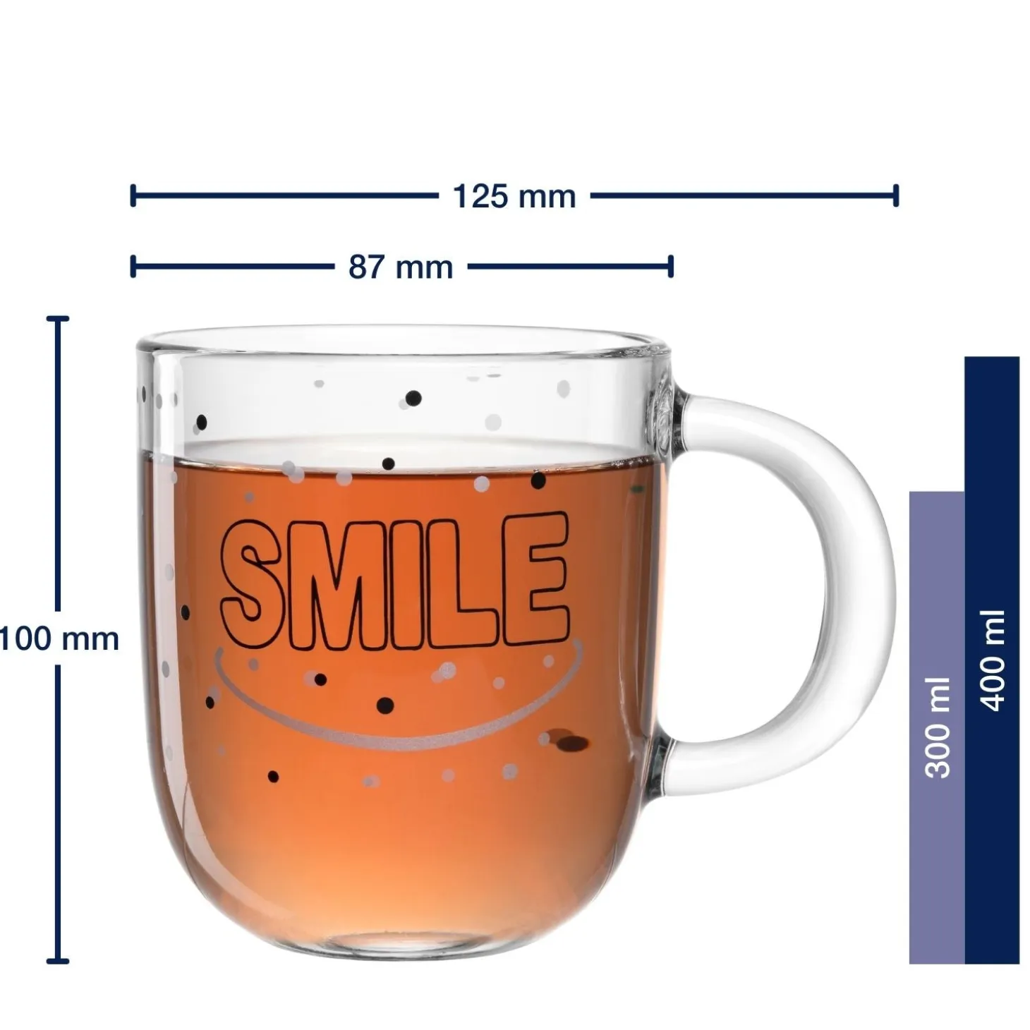 Tasse UFFICIO 400 ml 'SMILE'
