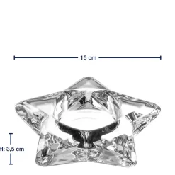 Tischlicht 15cm Stern AUTENTICO