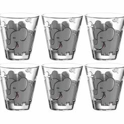 Trinkglas BAMBINI 215 ml Elefant 6er-Set
