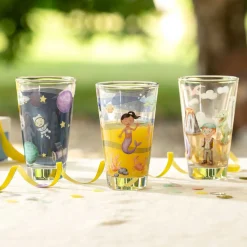 Trinkglas BAMBINI AVVENTURA 300 ml Weltall 6er-Set