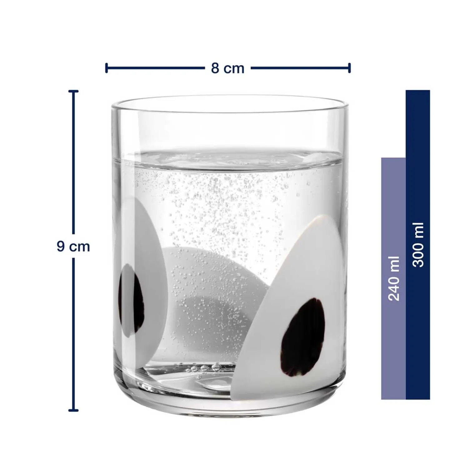 Trinkglas BANDA NERA 300ml 2er-Set