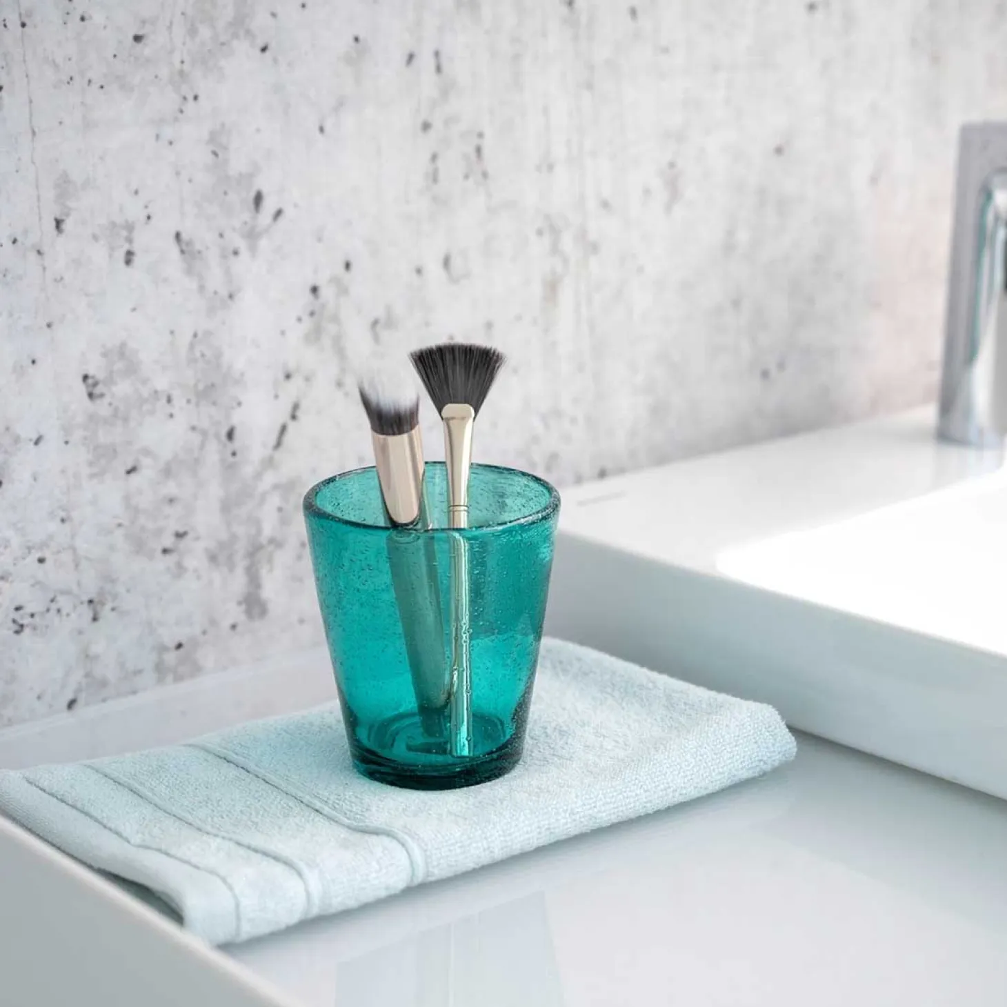 Trinkglas BURANO 330 ml kalte Farben 4er-Set