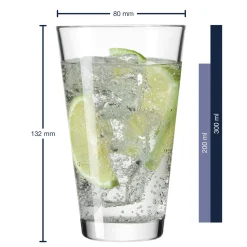 Trinkglas CIAO 300 ml mit persönlicher Gravur