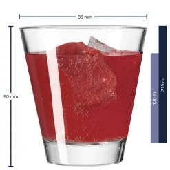 Trinkglas CIAO 215 ml mit persönlicher Gravur