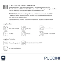 Trinkglas Geschenkset PUCCINI 5-teilig 365 ml