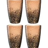 Trinkglas MATERA 340ml beige 4er-Set