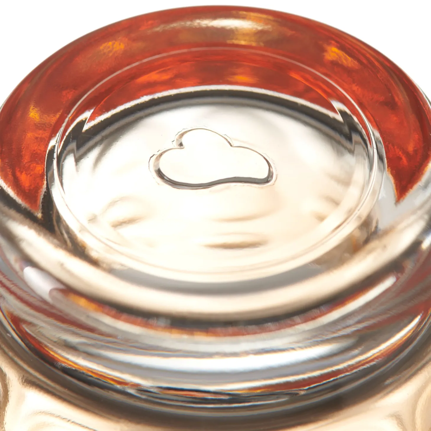 Trinkglas OPTIC 215 ml apricot 6er-Set