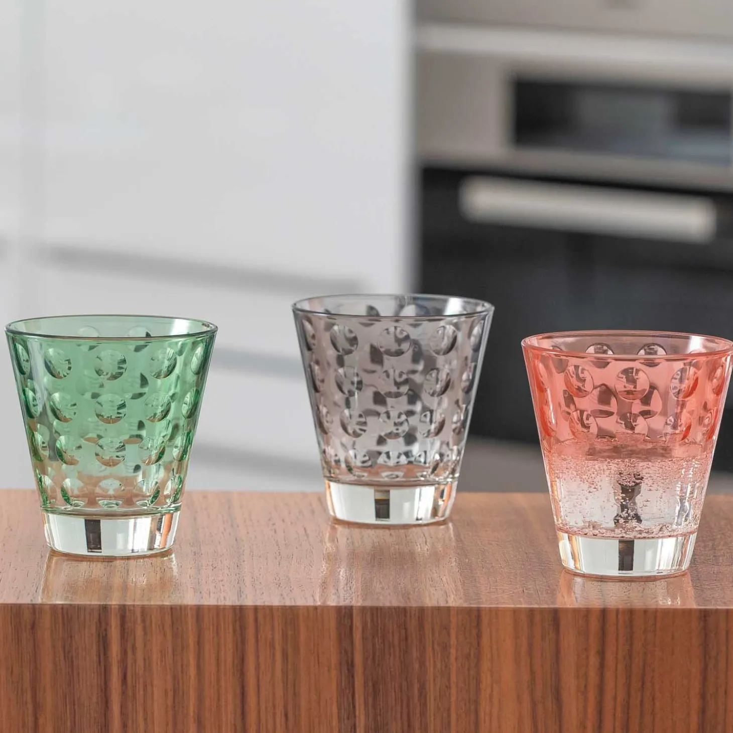 Trinkglas OPTIC 215 ml Pastell 6er-Set