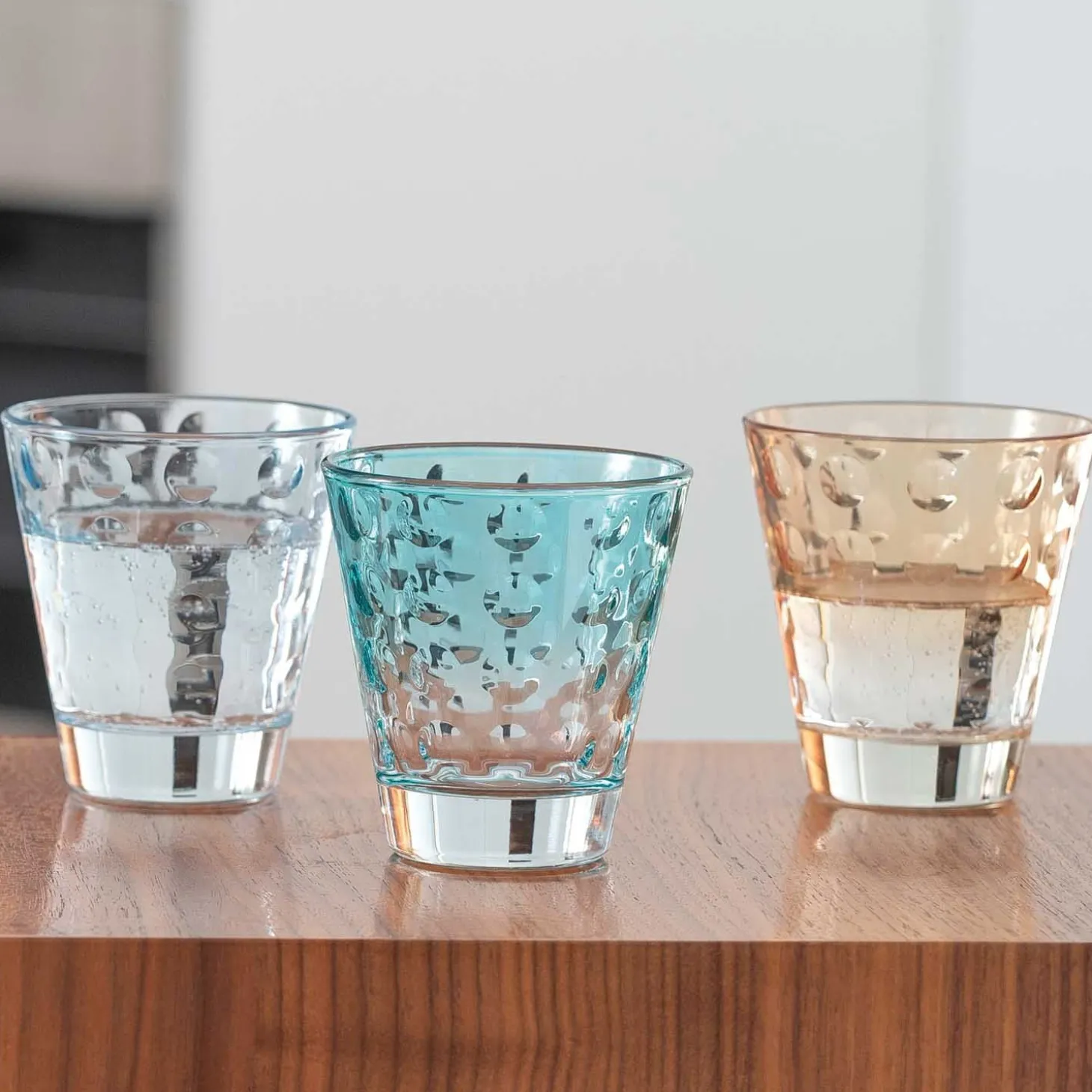 Trinkglas OPTIC 215 ml Pastell 6er-Set