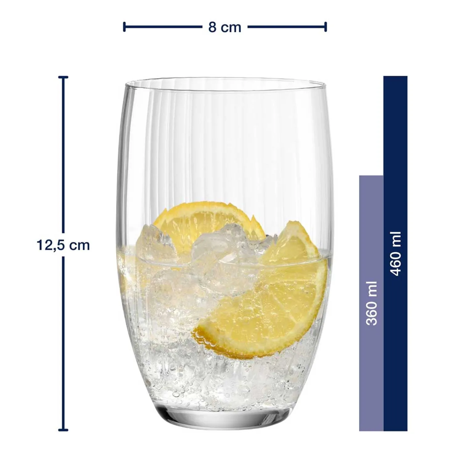 Trinkglas POESIA 460 ml 6er-Set