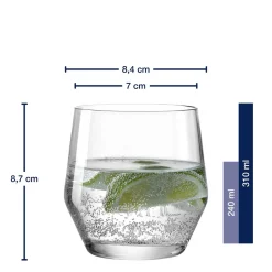 Trinkglas PUCCINI 310 ml 6er-Set