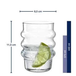 Trinkglas SOLE 440 ml 2er-Set
