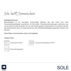 Trinkglas SOLE 440 ml 2er-Set