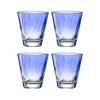Trinkglas TWIST 215 ml blau 4er-Set