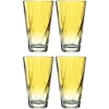 Trinkglas TWIST 300 ml gelb 4er-Set