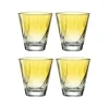 Trinkglas TWIST 215 ml gelb 4er-Set