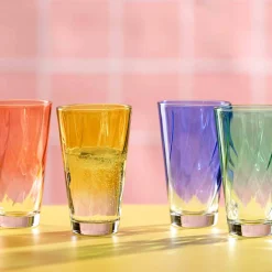 Trinkglas TWIST 300 ml grün 4er-Set