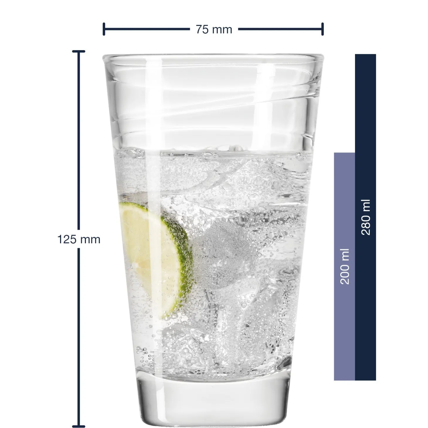 Trinkglas VARIO 280 ml 6er-Set