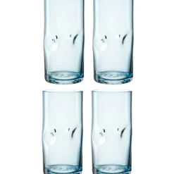 Trinkglas VESUVIO 330 ml blau 4er-Set