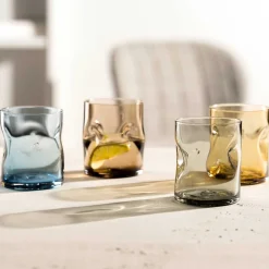 Trinkglas VESUVIO 300 ml braun 4er-Set