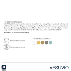 Trinkglas VESUVIO 300 ml braun 4er-Set