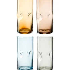 Trinkglas VESUVIO 330 ml 4er-Set farbig