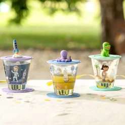 Trinkset BAMBINI AVVENTURA 3-teilig 215 ml Dino