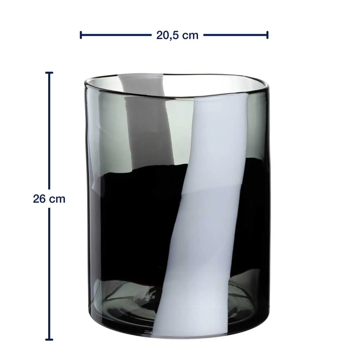 Vase BANDA NERA 26 cm