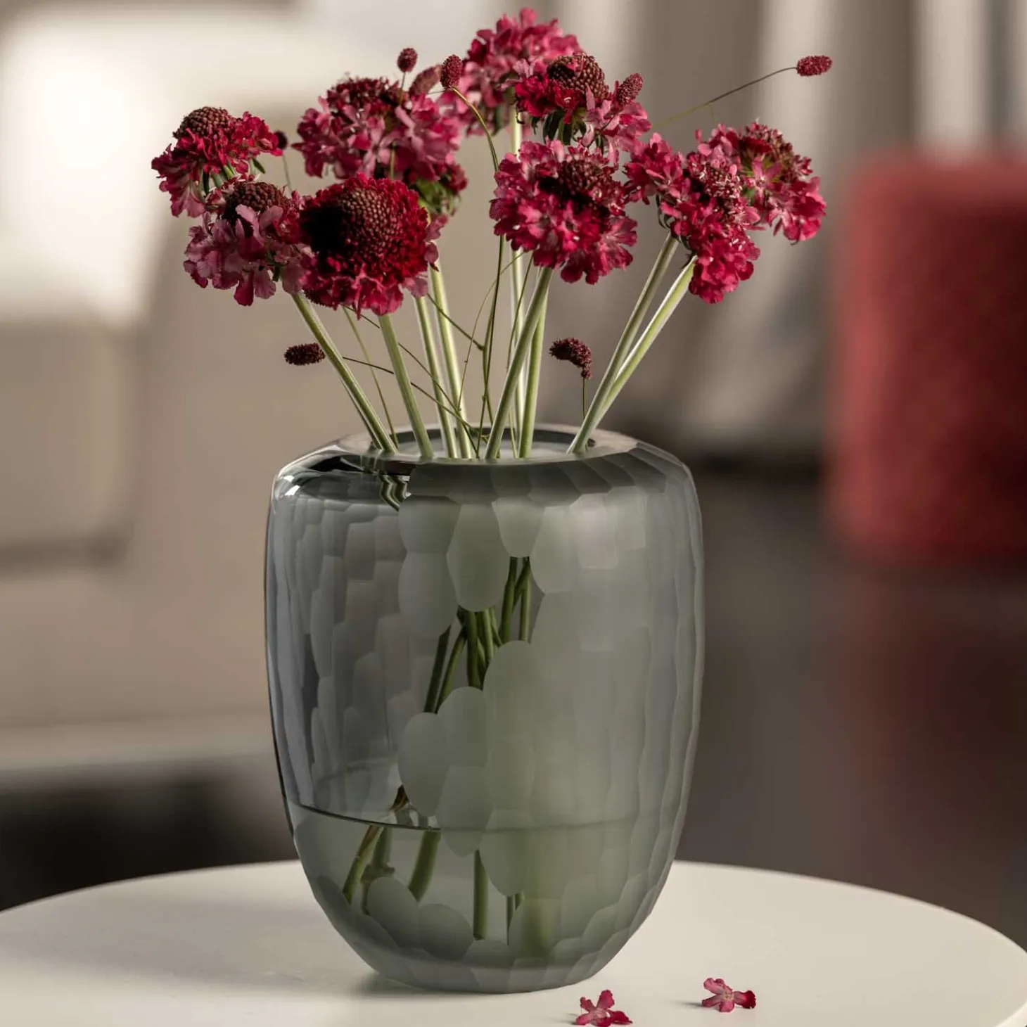 Vase BELLAGIO 22 cm anthrazit