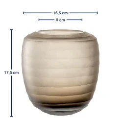 Vase BELLAGIO 18 cm beige