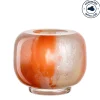 Vase CIPRIA DUE 11 cm orange/creme