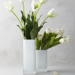 Vase LUCCA 30 cm weiß