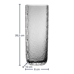 Vase MARTELLO 27 cm grau
