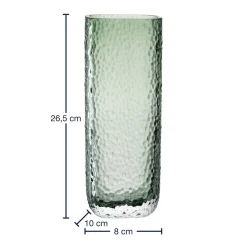 Vase MARTELLO 27 cm grün